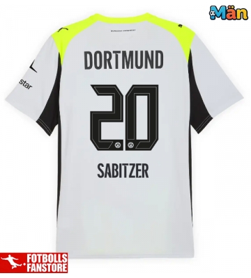 Borussia Dortmund Marcel Sabitzer #20 Bortatröja 2025-26 Kortärmad